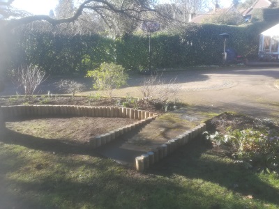 garden edging after